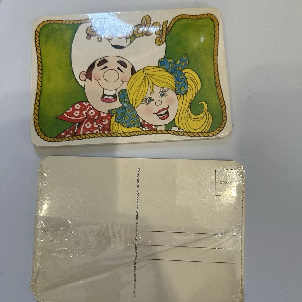 Cowboy postcard‎ Pack , 1970s NWT